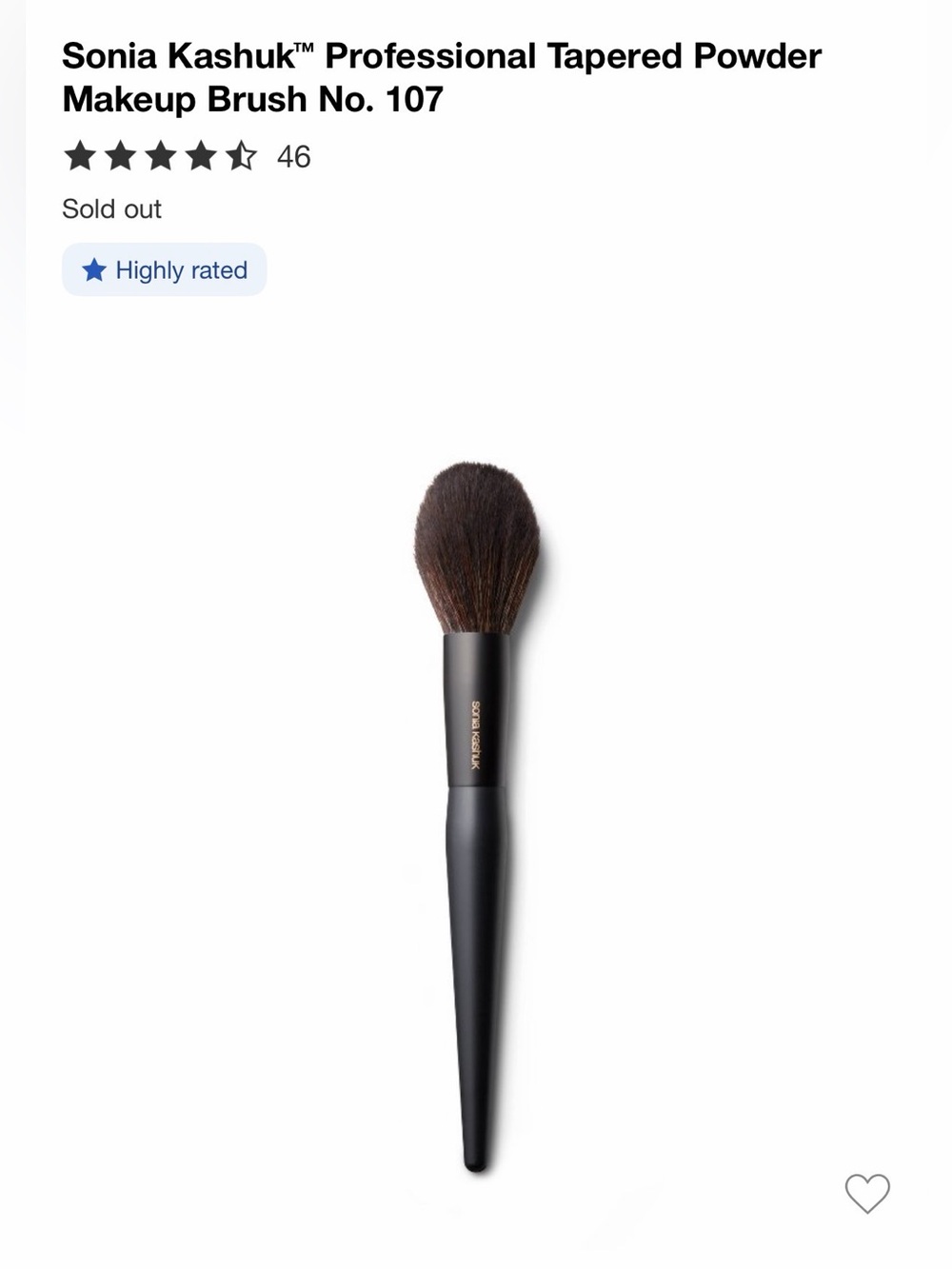 Sonia Kashuk Professional Tapered Powder Makeup Brush No. 107